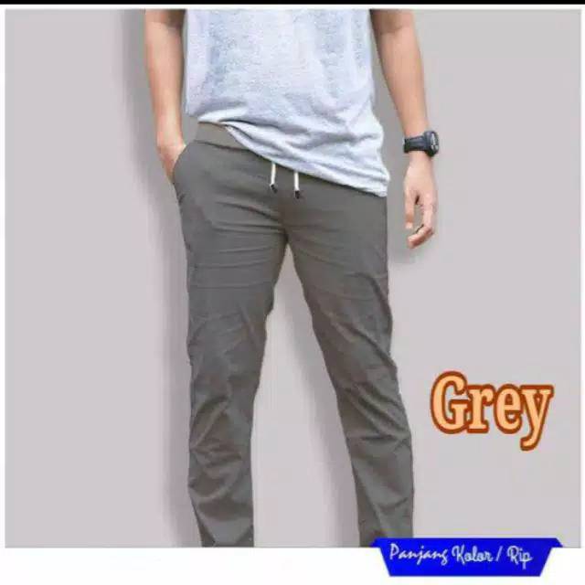 BIG SALEE!! Celana Chino Pria Bahan Adem Nyaman Katun Strecth/Melar