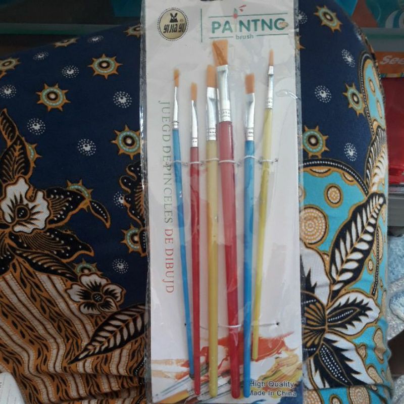 

Kuas Cat Set isi 6 pcs