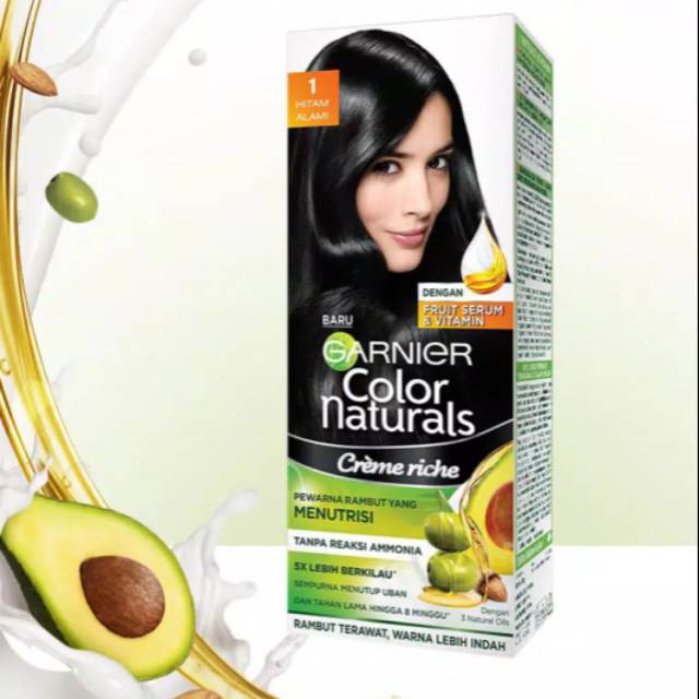 Garnier Cat Rambut 1 Hitam