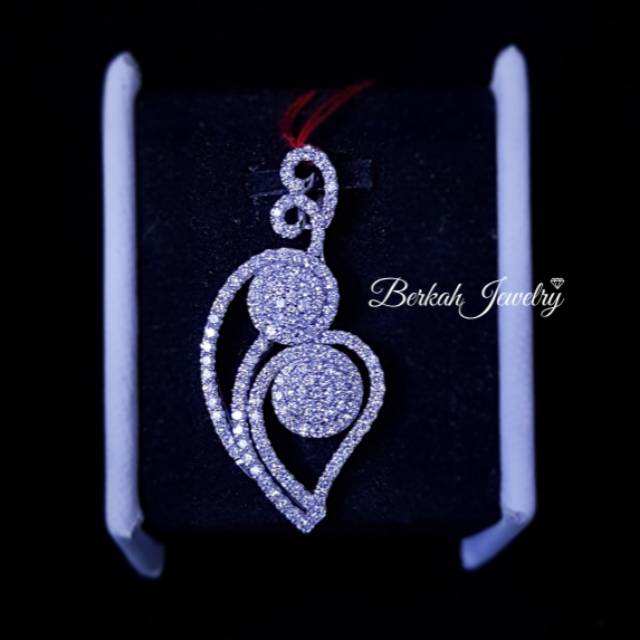 Liontin EMAS BERLIAN EROPA ASLI Natural Diamond Sertifikat