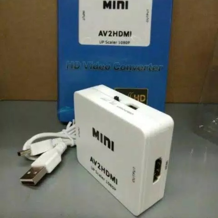 AV TO HDMI RCA TO HDMI CONVERTER ADAPTER ADAPTOR