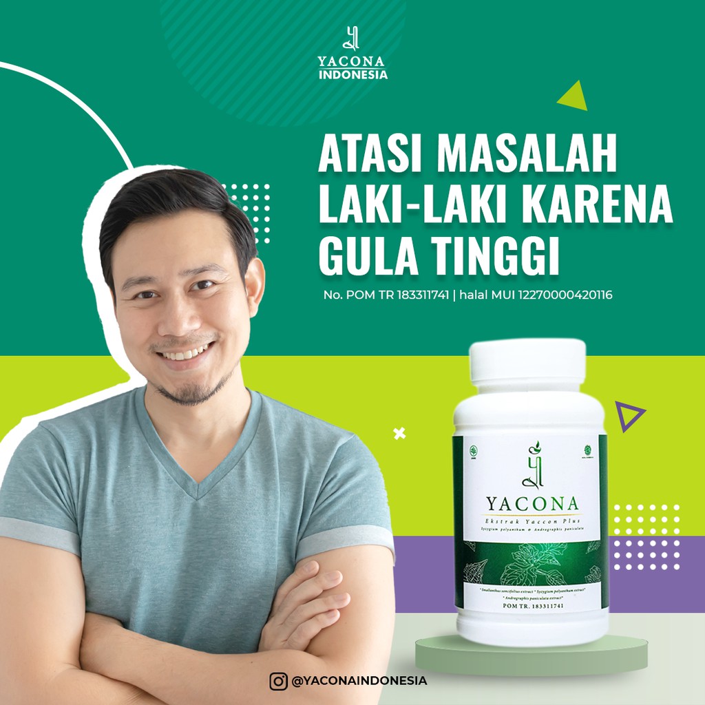 YACONA INDONESIA Atasi Masalah Stamina Lelaki Karena Diabetes