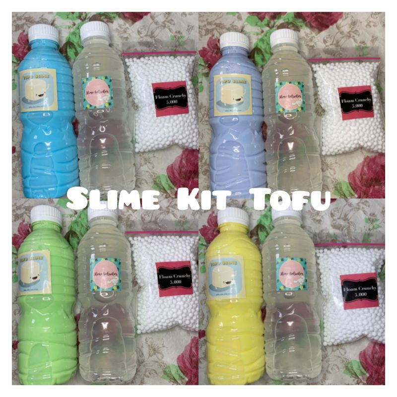 SLIME KIT TOFU SLIME / SLIME KIT MURAH / SLIME KIT LENGKAP / BAHAN SLIME