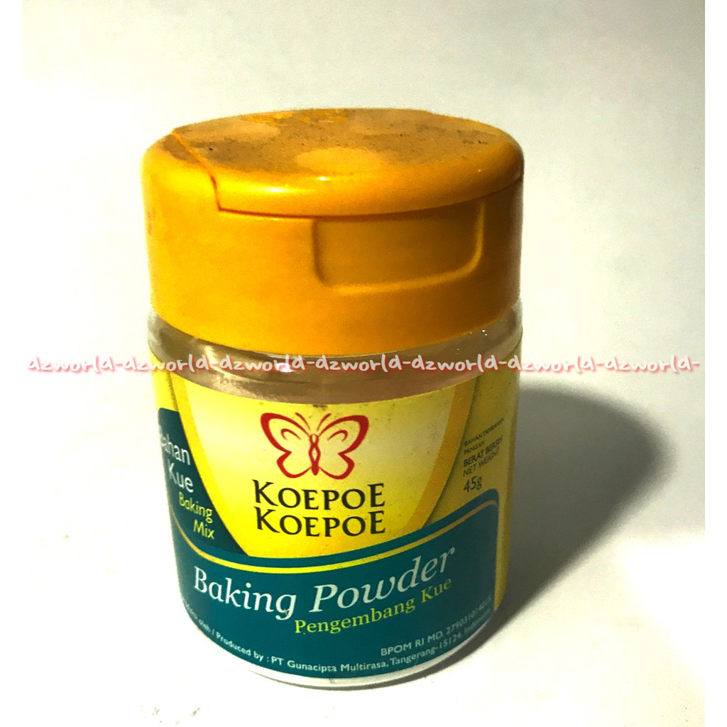 Koepoe koepeoe Baking Powder Botol Pengembang Kue 45gr Kupukupu