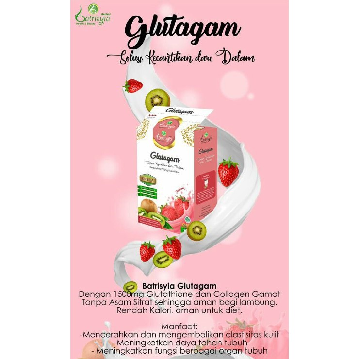 Glutagam Batrisyia Herbal Susu Glutathione