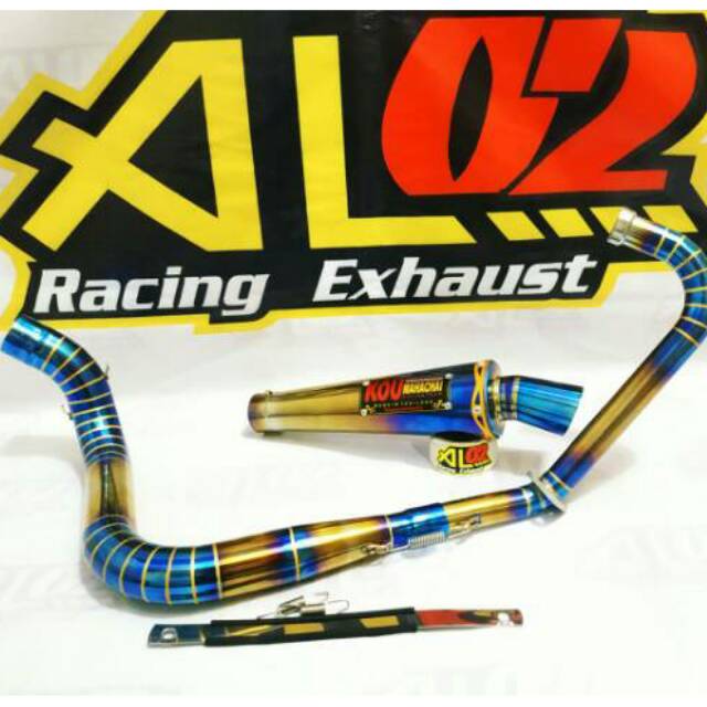 Knalpot KOU Bluemoon kidal kobra VIXION