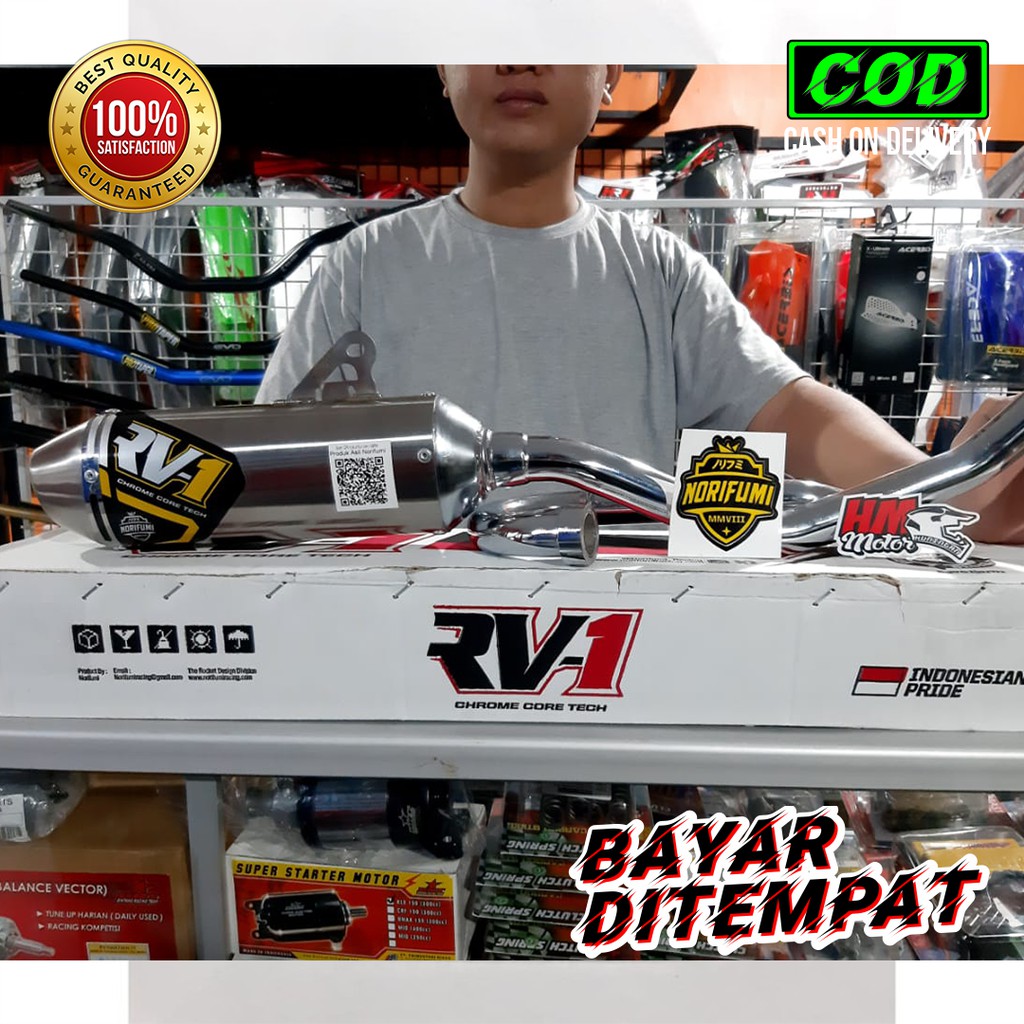 KNALPOT NORIFUMI RV1 N4 CRF 150L ORIGINAL