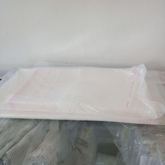 Plastik Opp Seal Uk 20cm X 30cm ( 100 Lbr ) Plastik Garment Seperti Baju Kemeja, Kaos, Sweater