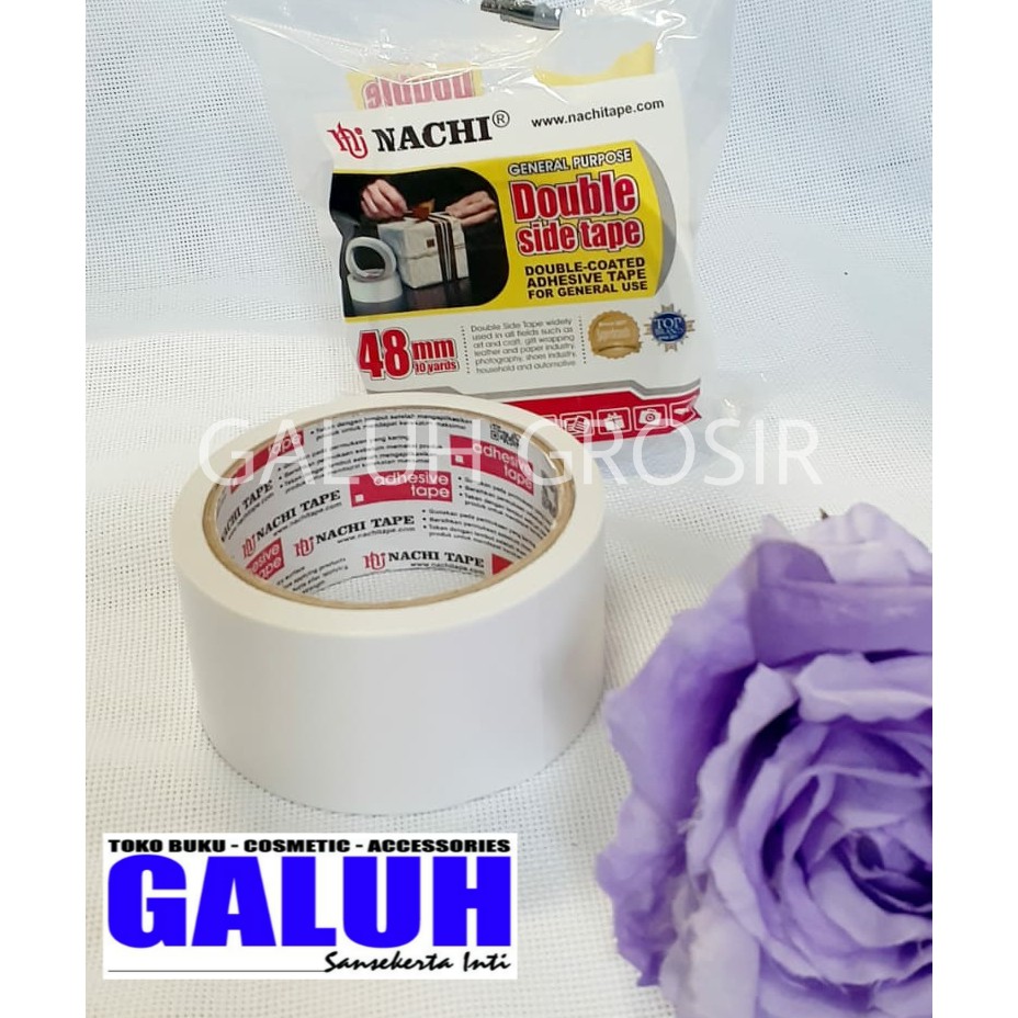 Isolasi Double Side Tape 2inch 48mmx10yard Nachi