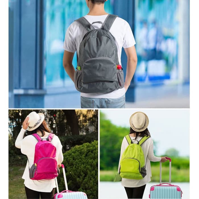 Foldable Backpack / Travel / Tas Punggung Lipat / Ransel Traveling