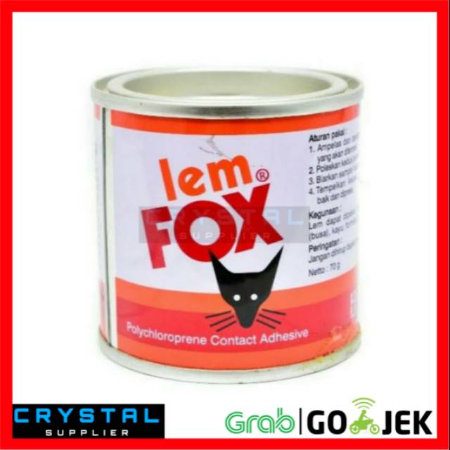 

Lem FOX KALENG 70 gram / Lem Kuning Fox Multifungsi