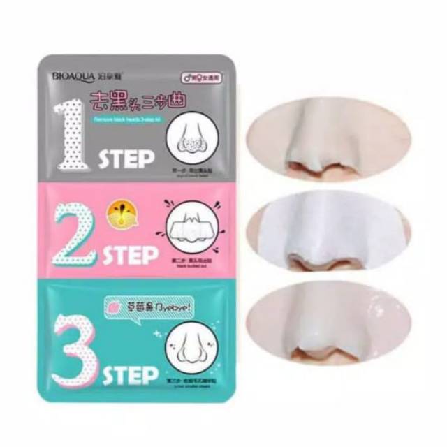 Masker komedo bioaqua 3 step