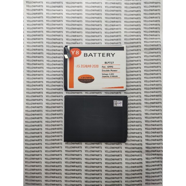 BAT BATTERY BATERAI BATRE OPP A5 A9 2020 BLP727 Y8 DOUBLE POWER