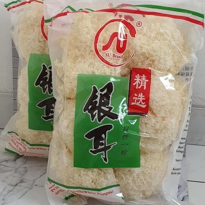 

TERMURAH SU brand Jamur Putih / Jamur es white fungus 500gr Kode 1043