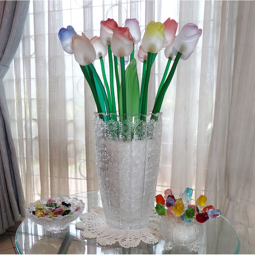 Bohemia Crystal 500 pk Vase - Vas kristal Bohemia 500 pk 30,5 cm - 100% authentic