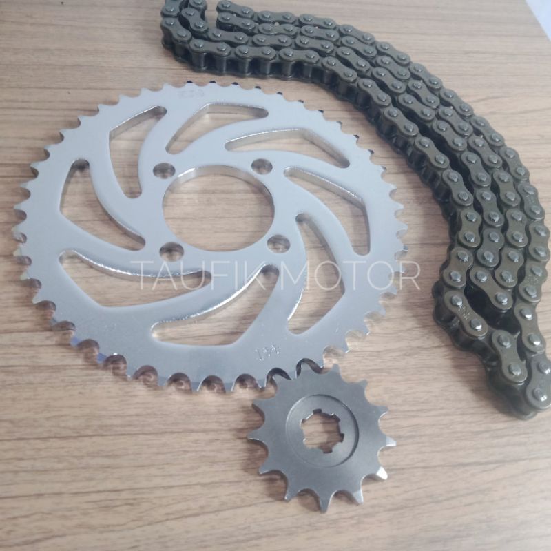 GEAR KAZE GEAR SET  + RANTAI KAZE GIR PAKET KAWASAKI KAZE-R ZONE R