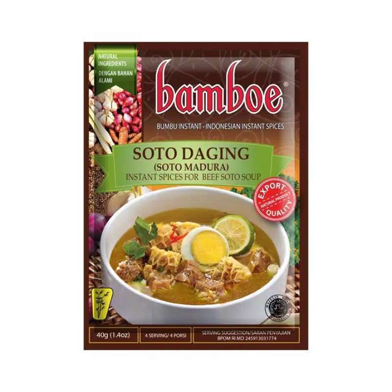 

Bamboe soto madura 40 gram