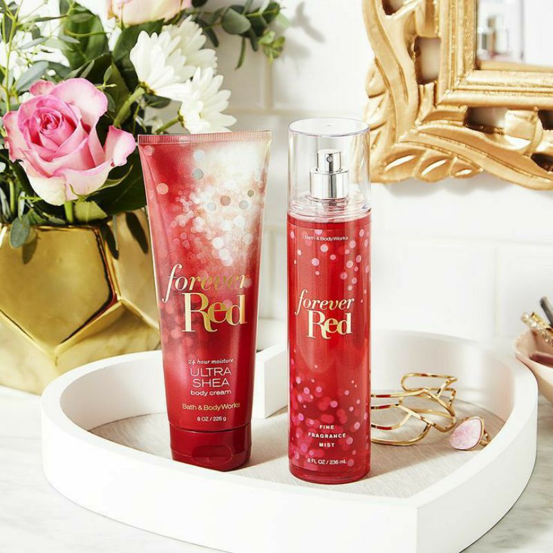 BATH &amp; BODY WORKS BBW FOREVER RED SERIES MIST LOTION SHOWER GEL BODY CREAM HAND CREAM SHOWER GEL BODY CREAM LOTION MIST WASH WALLFLOWER ROOMSPRAY SCENTPORTABLE GENTLE GEL DEEP CLEANSING GENTLE FOAMING CREAMY LUXE