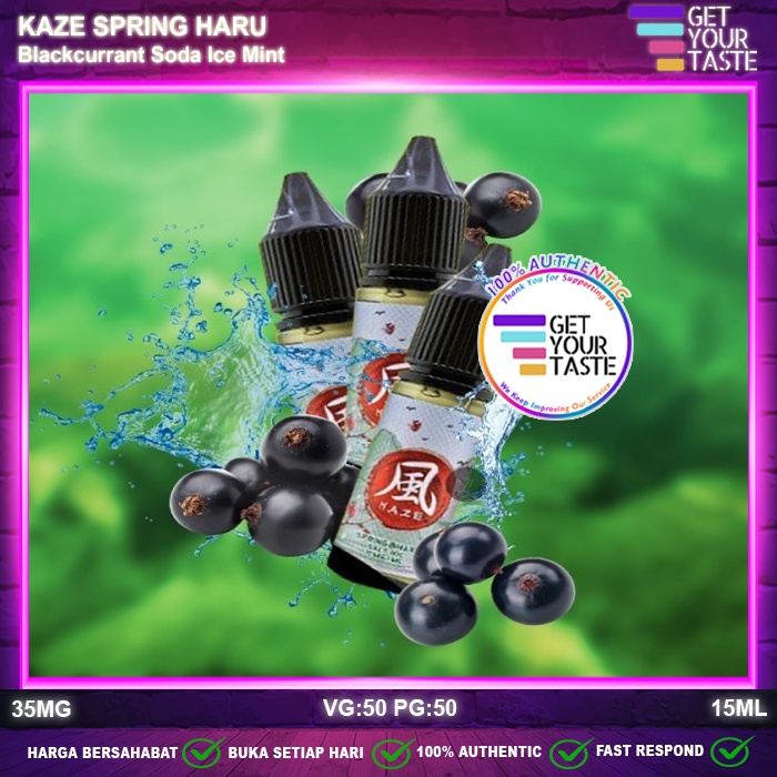 Liquid Kaze Spring Haru Salt Nic 15ML by Emkay Brewer x CMW