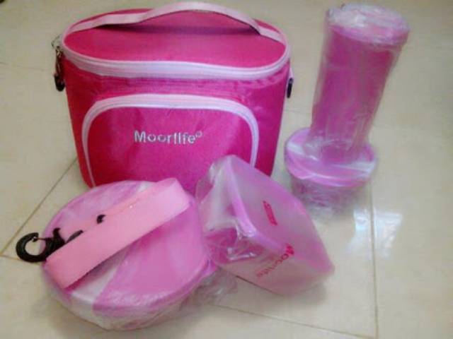 MOORLIFE Lunch box set HAPPY MEAL TERMURAH