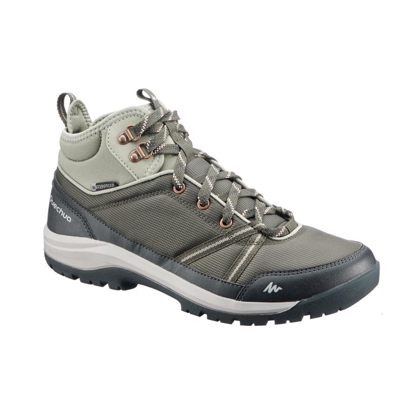 QUECHUA NH150 Mid Sepatu Gunung Wanita Hiking Trekking Waterproof