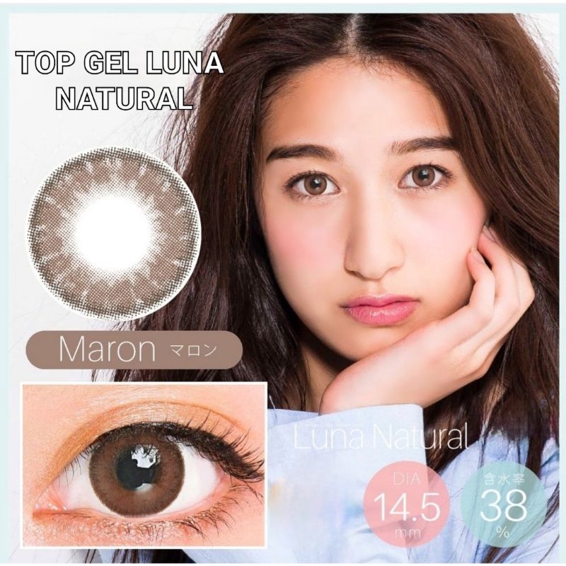 SOFTLENS TOP GEL NATURAL Eos NORMAL MINUS s.d -10.00 softlens minus tinggi made in korea