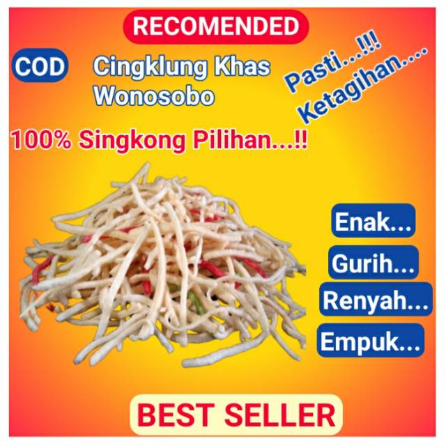 

CINGKLUNG MENTAH KHAS WONOSOBO MAKANAN CEMILAN RINGAN KILOAN MURAH RL022