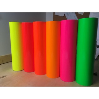 Jual Per Meter Oracal Fluorescent Vinyl Sticker Skotlet Warna