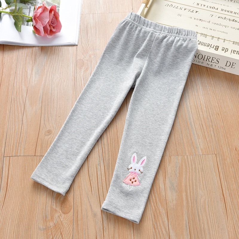 HappyOliver CUTE BUNNY legging anak perempuan celana panjang import