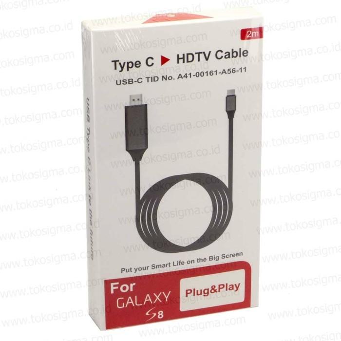 KABEL HDTV MIRRORING USB TYPE C TO HDMI 4K 2.0M FOR GALAXY S8
