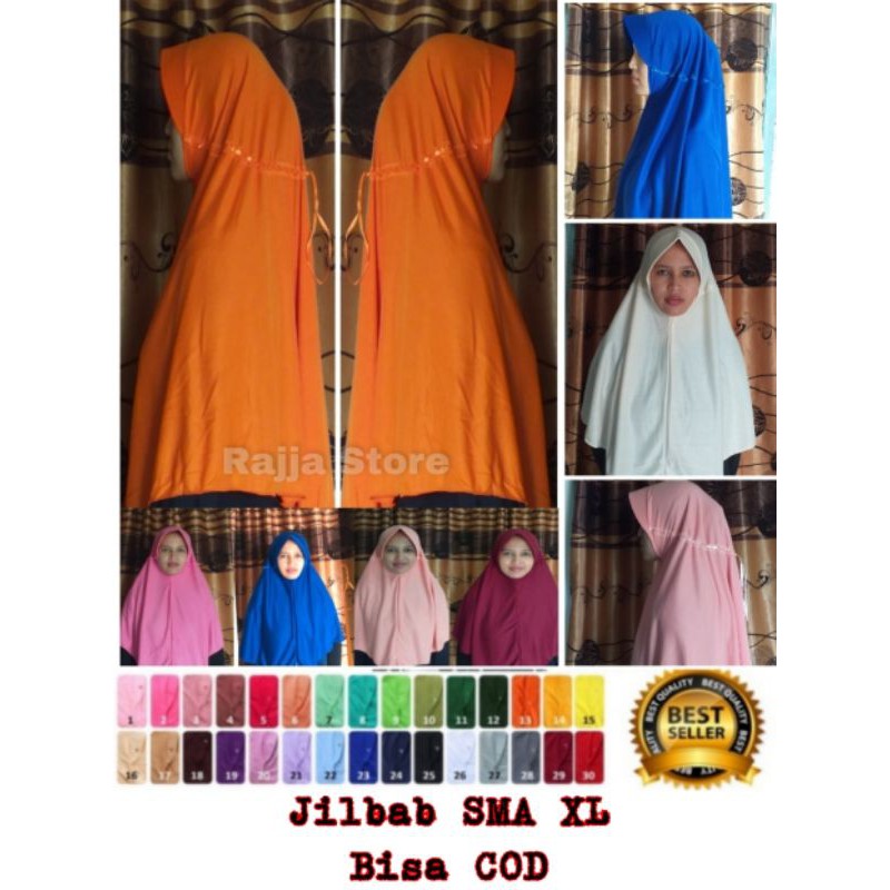 JILBAB KERUDUNG BERGO ANAK SMA (XL)