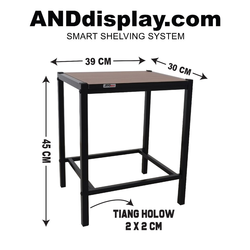 KURSI CUBIC 30X39X45 - KURSI CAFE - KURSI KAFE - KURSI MAKAN - BANGKU - KURSI RIAS - KURSI FOODCOURT