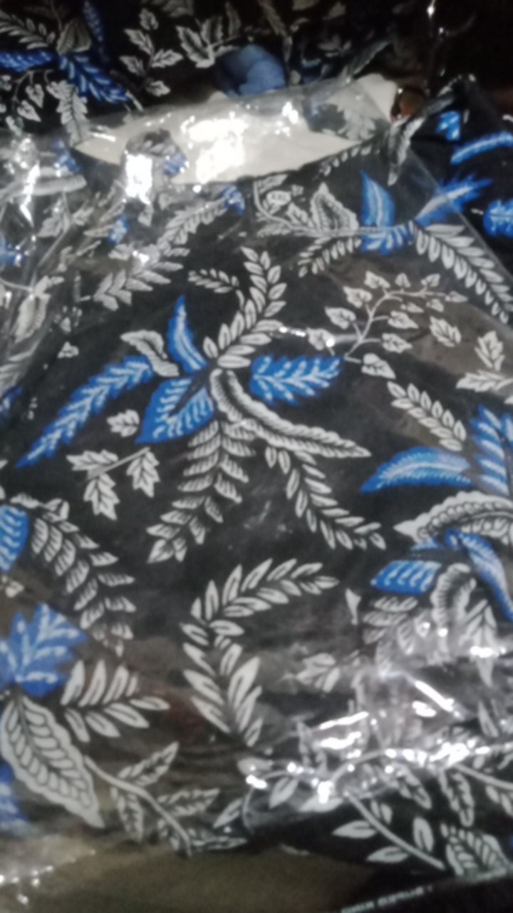 Batik Couple Keluarga Sania Ruffle Ori Ndoro Jowi Dnt Blarak