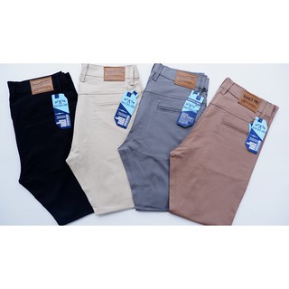  celana  chino  big size 36 44  slim fit pria Shopee Indonesia