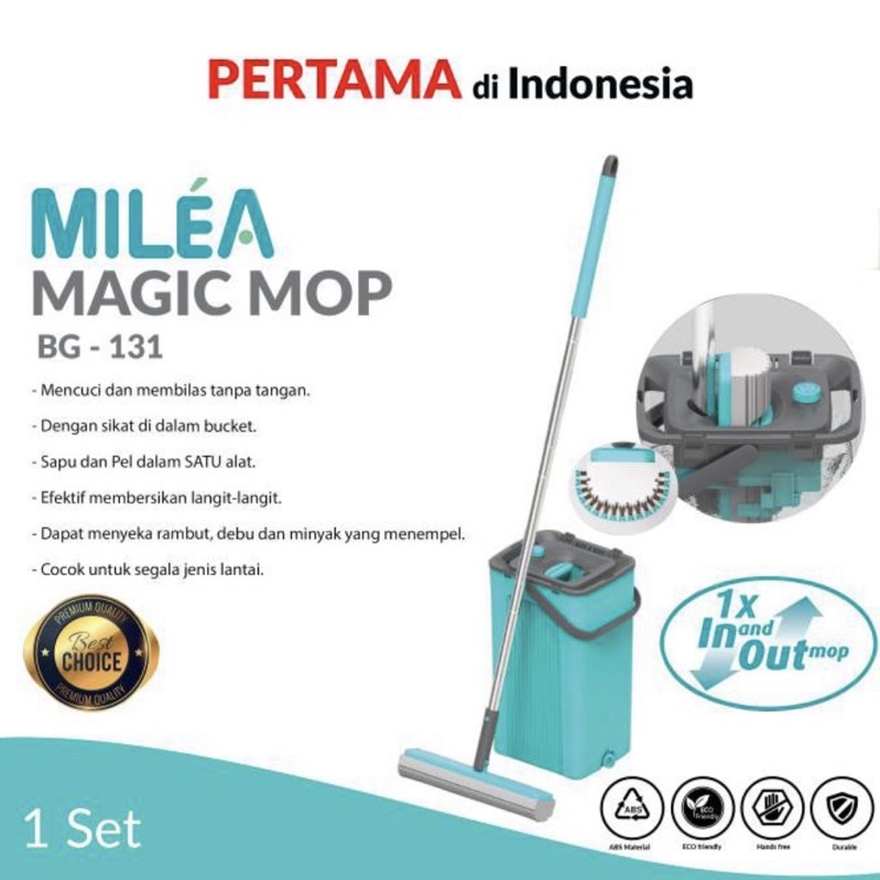 [ MILEA ] Milea Magic Super Mop Alat Pel Pembersih Lantai Serbaguna - BG 131