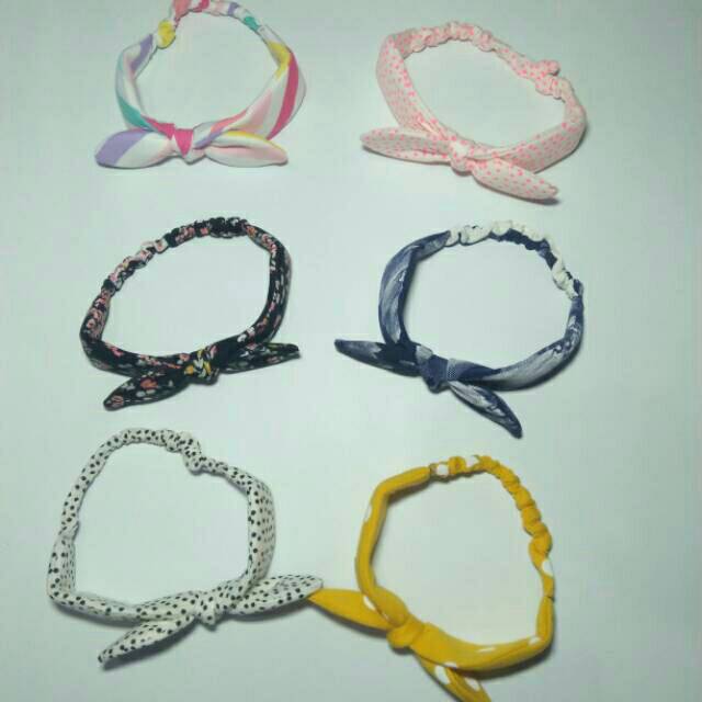 Bandana model tali pita untuk anak dan dewasa