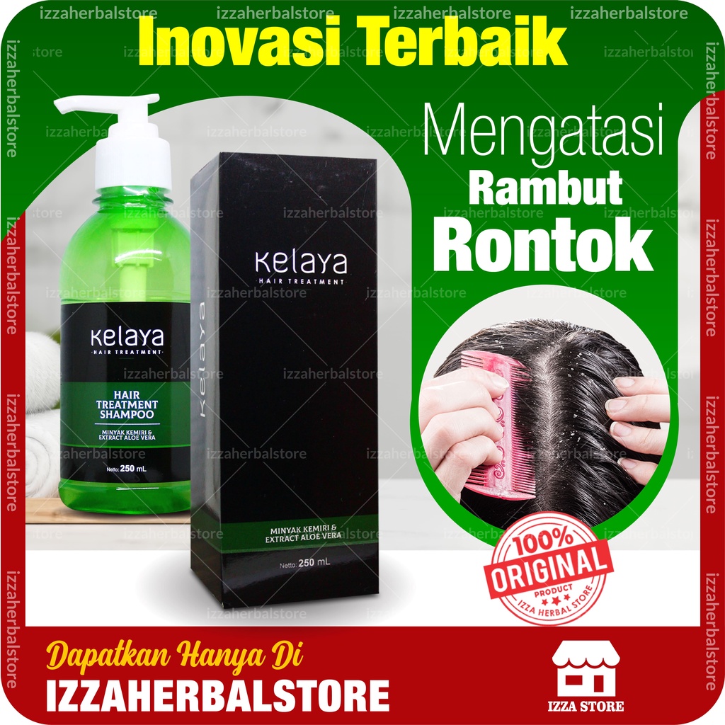 Vitamin Rambut Rontok KELAYA HAIR TREATMENT Perawatan Rambut RONTOK Dan RUSAK Atau Penyubur Rambut Asli Original