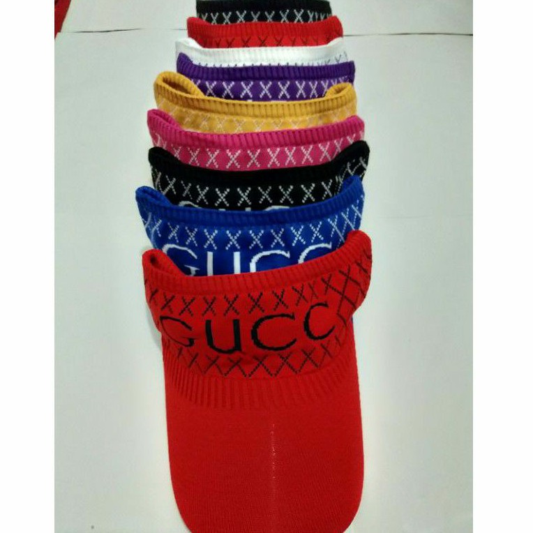 topi bolong rajut impor wanita dewasa/ topi bolong rajut sport