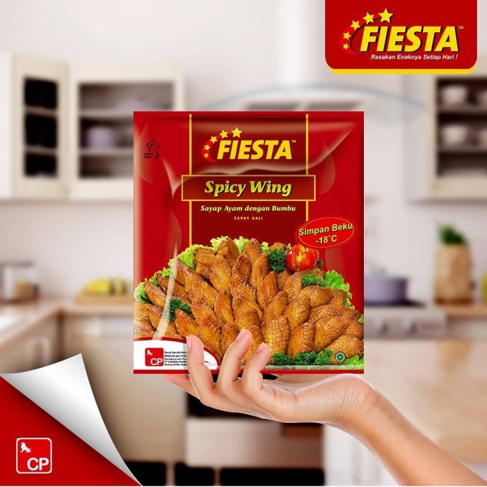 Fiesta Spicy Wings 500gr / Sayap Ayam Pedas