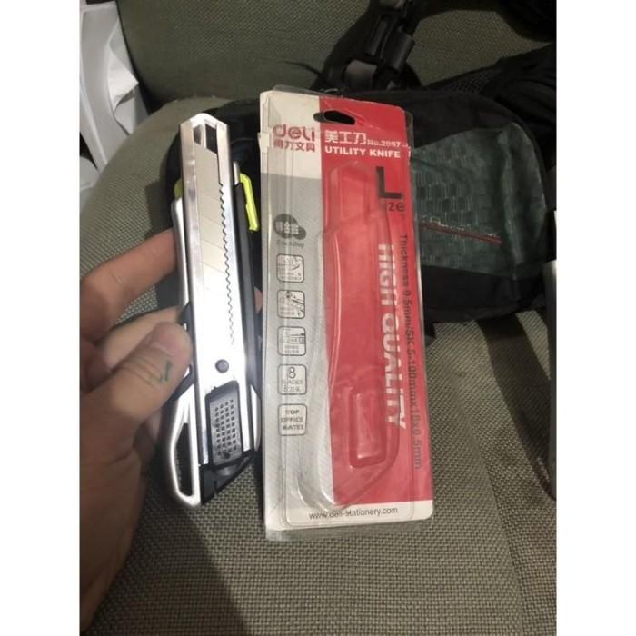 

Klip | Termurah Cutter Deli Utility Knive 2057 Jumbo