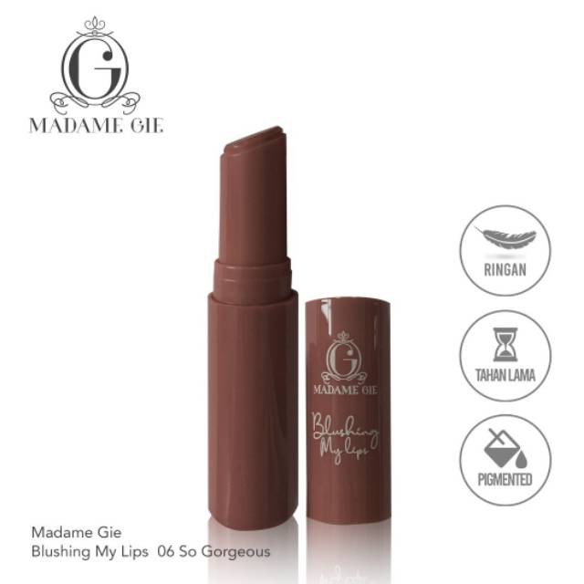 Madame Gie Blushing My Lips LIPSTIK – MakeUp Lipstick