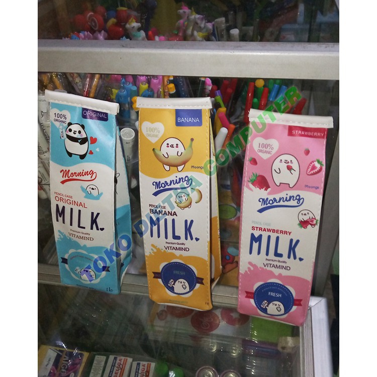 

Kotak Pensil Bentuk Kotak Susu