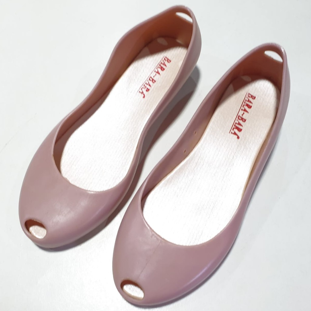 BARA BARA ORIGINAL Jelly shoes karet murah sepatu wanita flat shoes import barabara cewek 15308