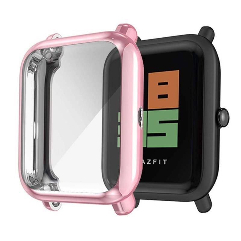 Pelindung Layar Slim Colorful Frame TPU Case Untuk Huami Amazfit Bip U S 1S Bip Lite pro Cover Protect Shell Untuk Xiaomi Amazfit Bip Lite 1S U pro Watch Dengan Pelindung Layar