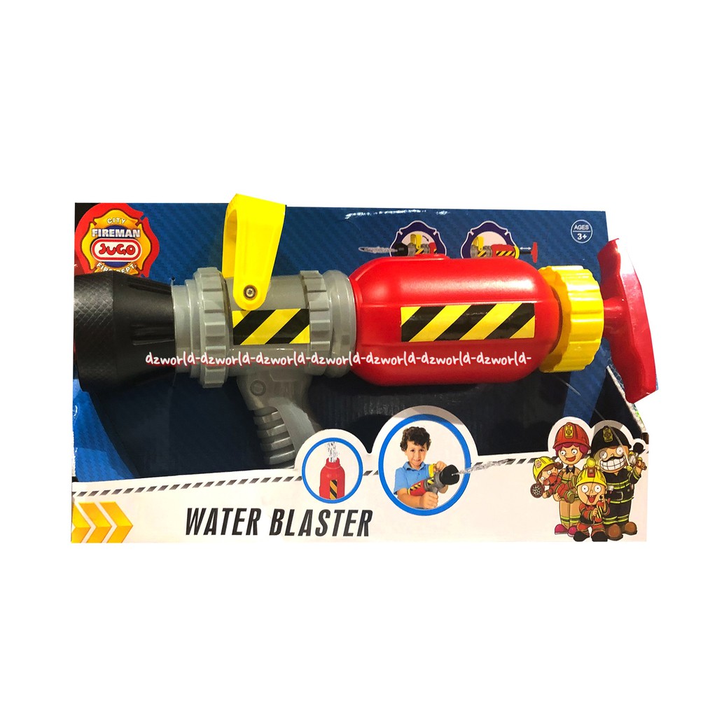 Jugo City Firemen Water Blaster Mainan Pistol Air Dengan Semprotan Besar fire man