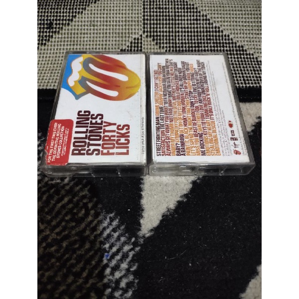 kaset pita rolling stones / forty licks 1 & 2