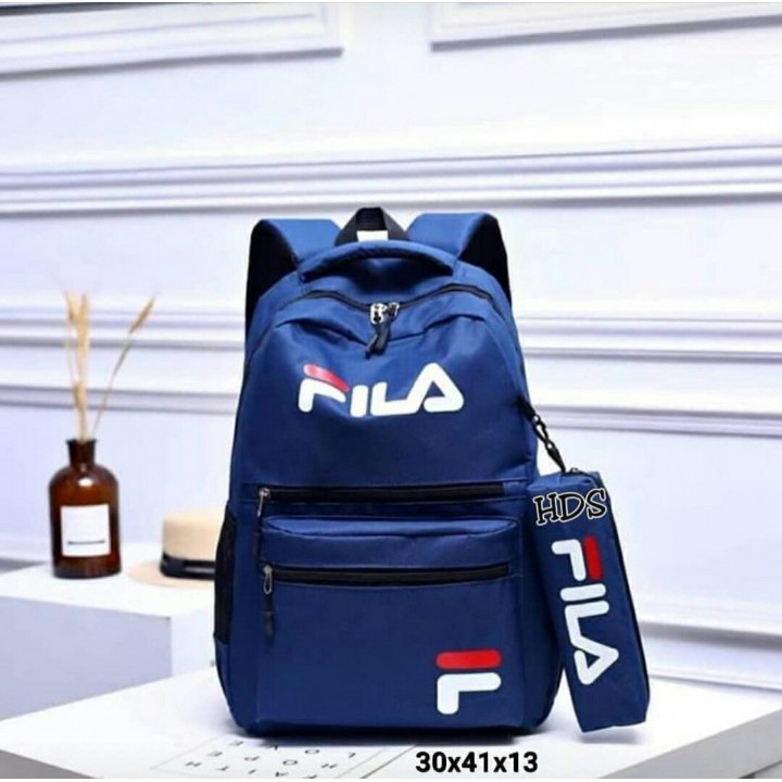 Tas Ransel Wanita Ransel Fila Navy 2in1 Tacel.24
