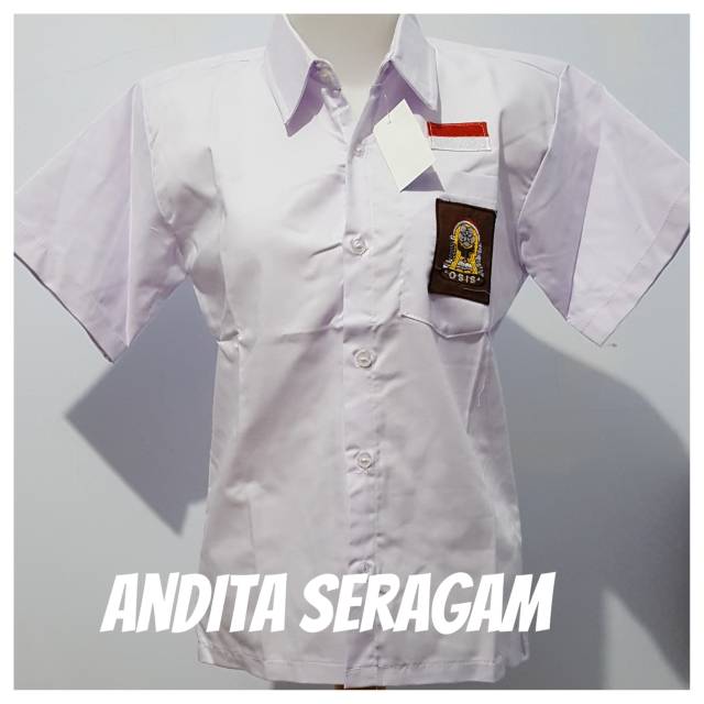 Baju/Kemeja Pendek SMA Putih Seragam Sekolah