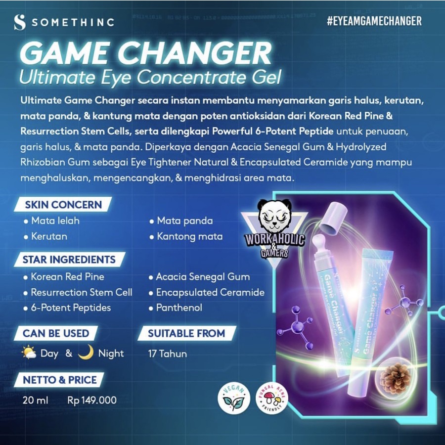 SOMETHINC Game Changer Ultimate Eye Concentrate Gel - 20ml