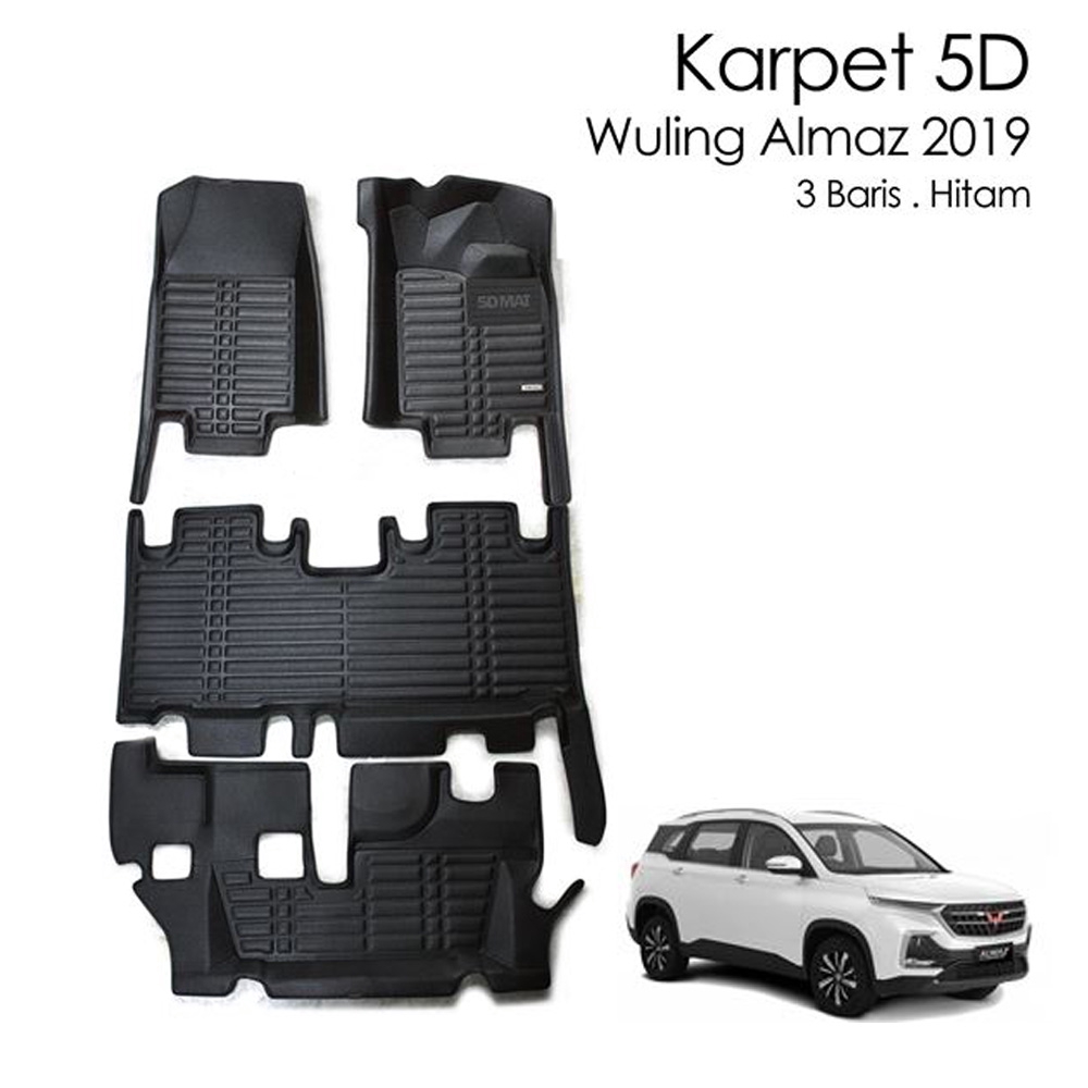 PREMIUM Karpet Mobil 5D Maxmat Mobil Wuling Almaz 2019